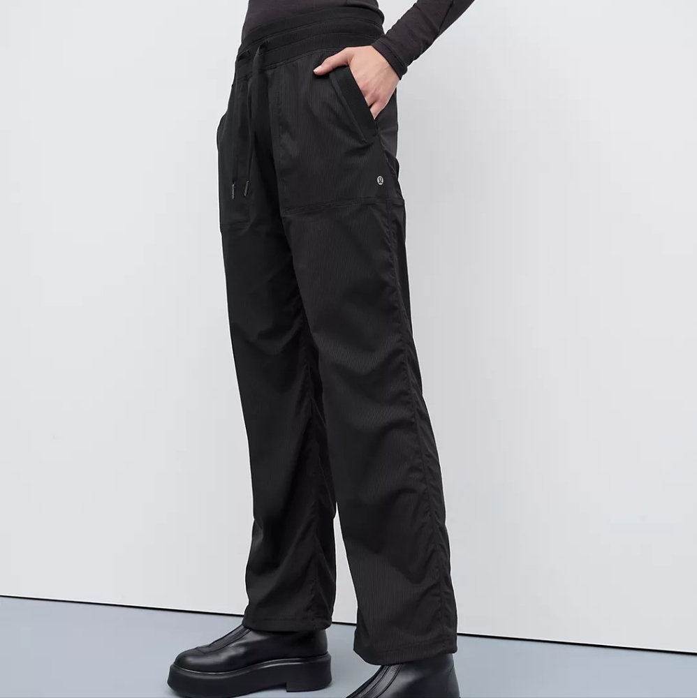 Black dance studio pants *not lined*